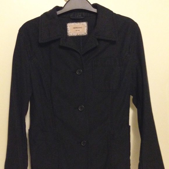 Giordano Black Blazer with button - Picture 1 of 3